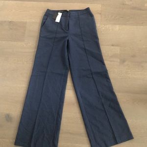 BCBG wide leg pinstripe trouser